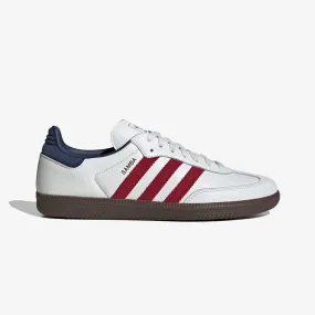 ADIDAS ORIGINALS | SAMBA OG { CORE WHITE/TEAM VICTORY RED/NIGHT INDIGO