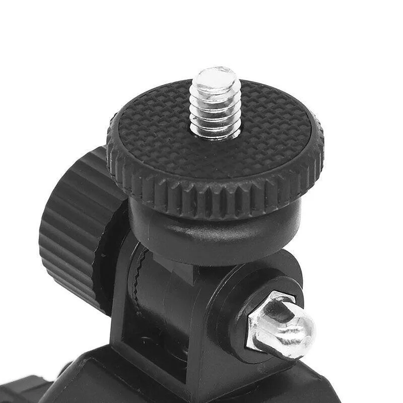 Bicycle Handlebar Flashlight Clip Holder Riding Handlebar Universal 360 Degree Rotating Bike LED Torch Mount Clamp Grip Bracket