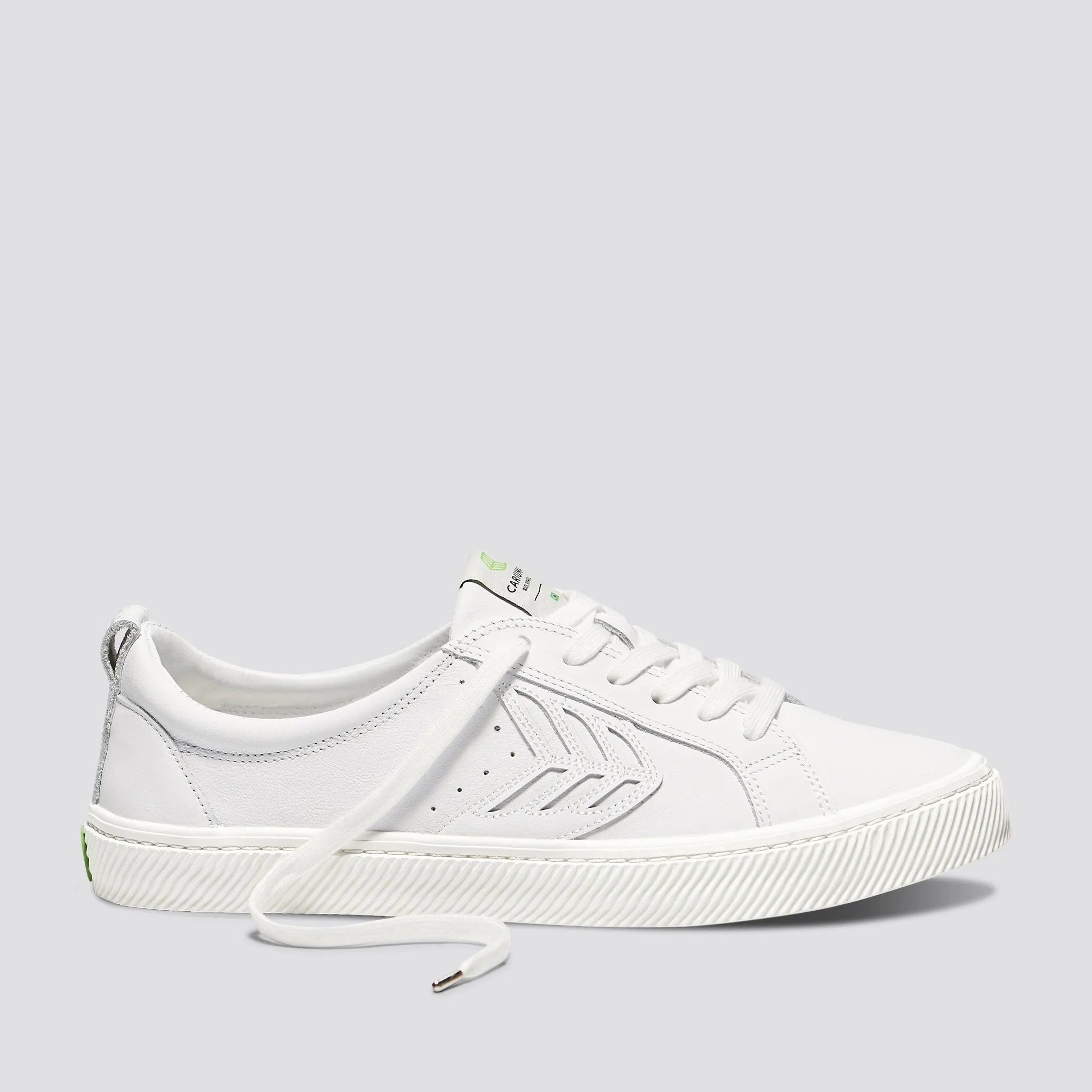 CATIBA Low Off White Leather Sneaker Women