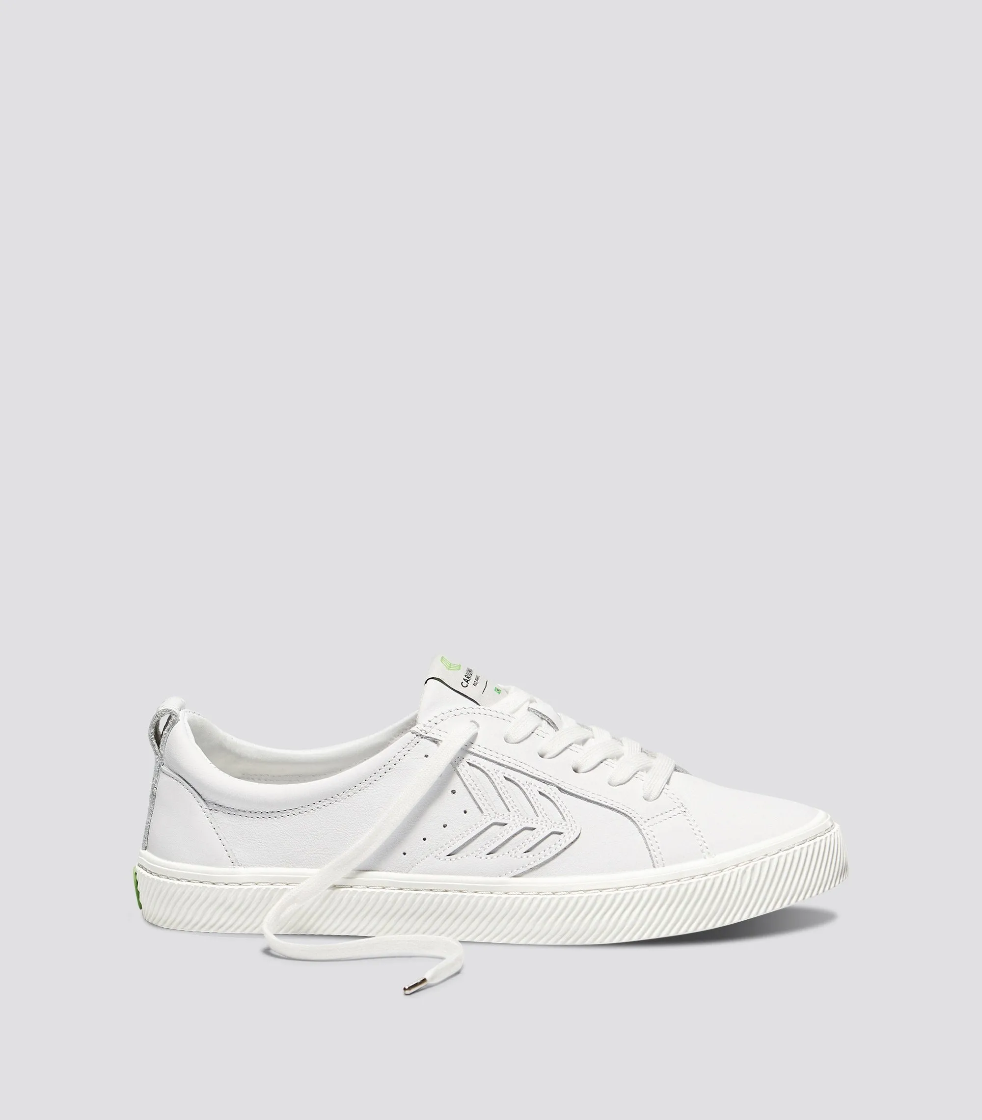 CATIBA Low Off White Leather Sneaker Women
