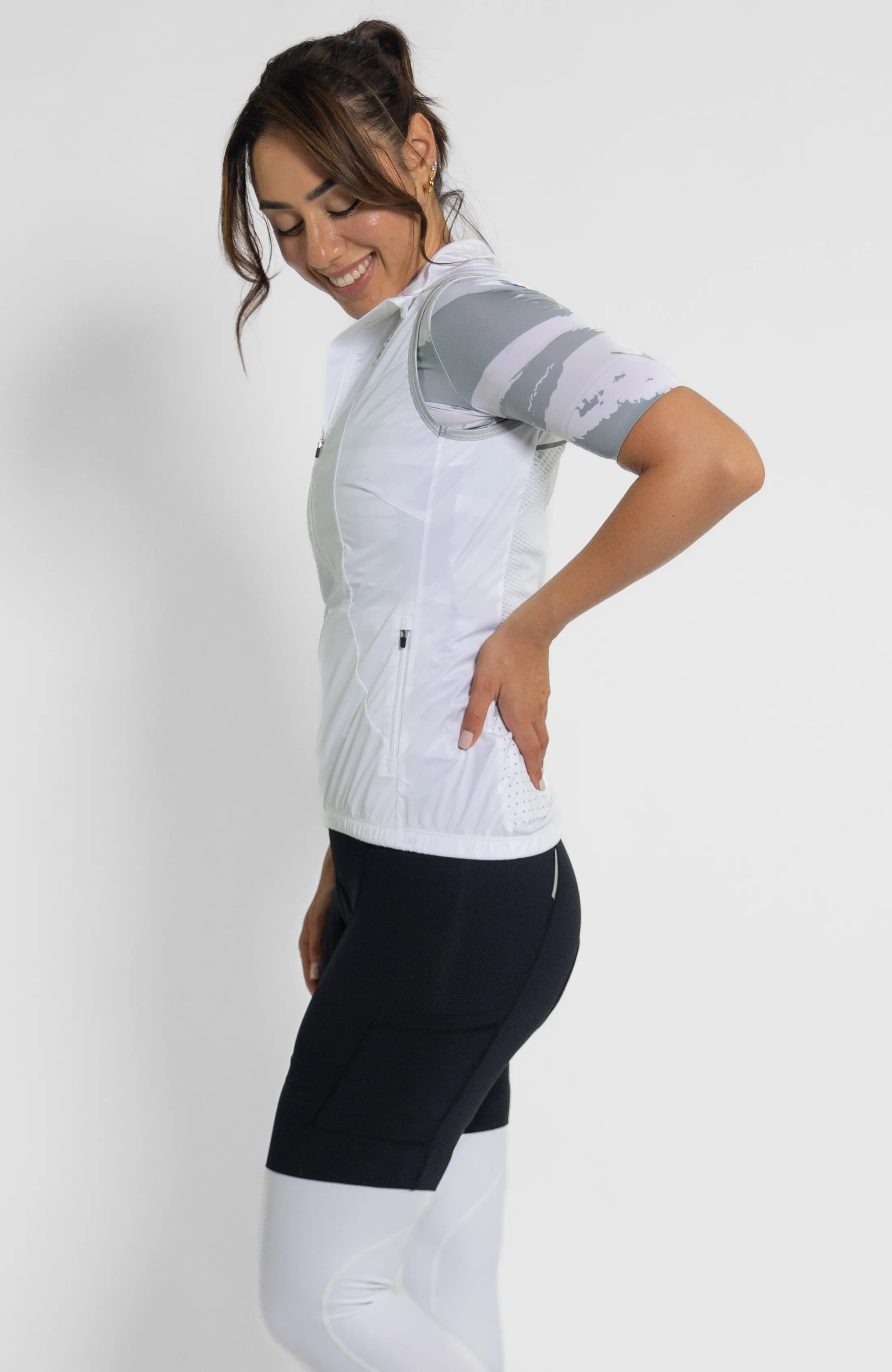 Cycling Wind Vest in Polar