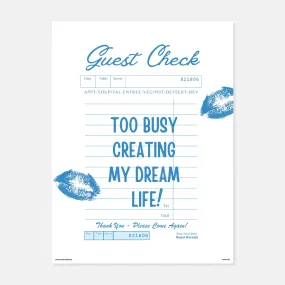 Dream Life Print by Honey Island Studios