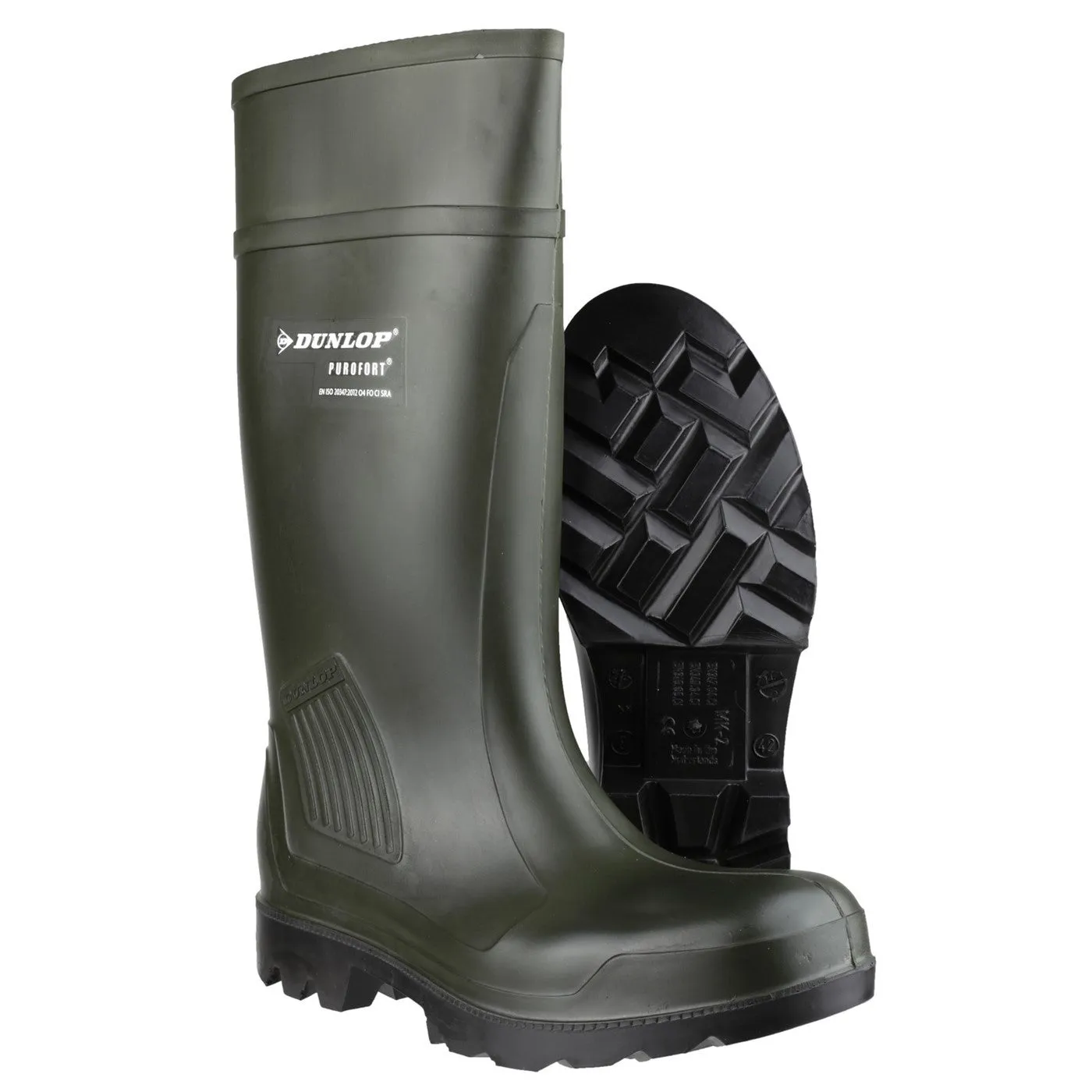 Dunlop Purofort Professional Wellington O4 Green