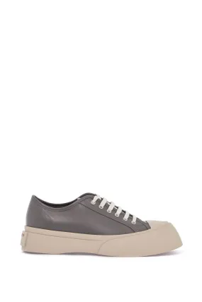 elegant gray calfskin men's sneakers SNZU002002P7226 NEUTRAL GREY