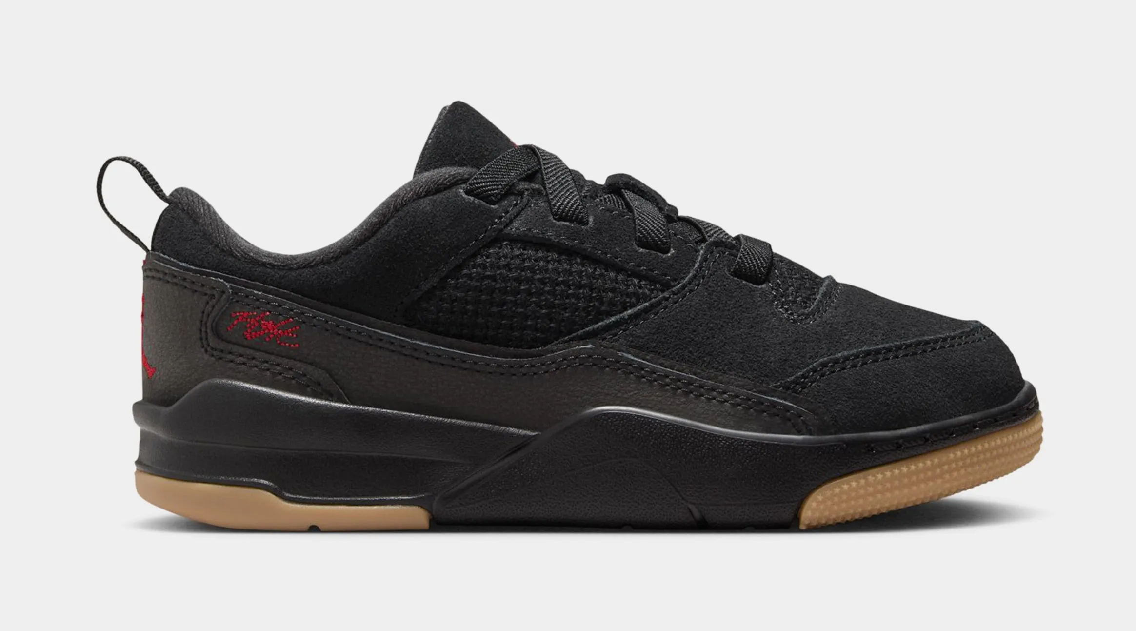 Flight Court Preschool Lifestyle Shoes (Black/Varsity Gum/ Medium Brown)