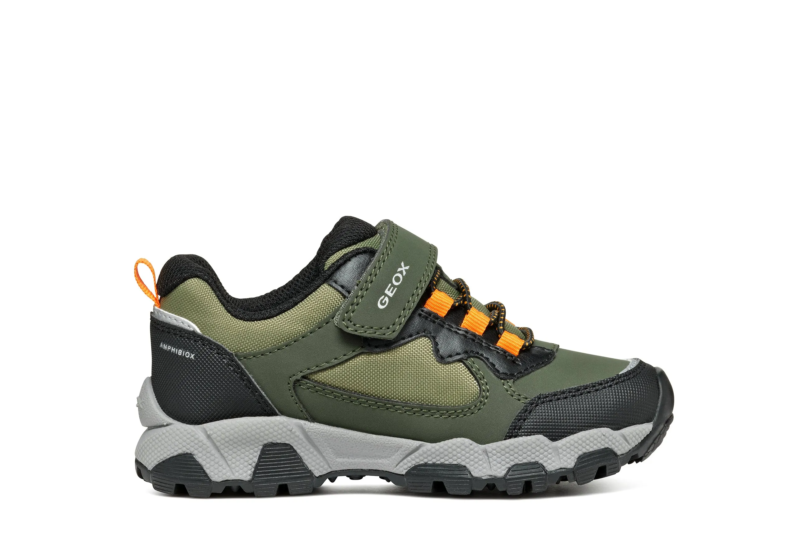 Geox Kids Trainers | Magnetar | Green & Orange
