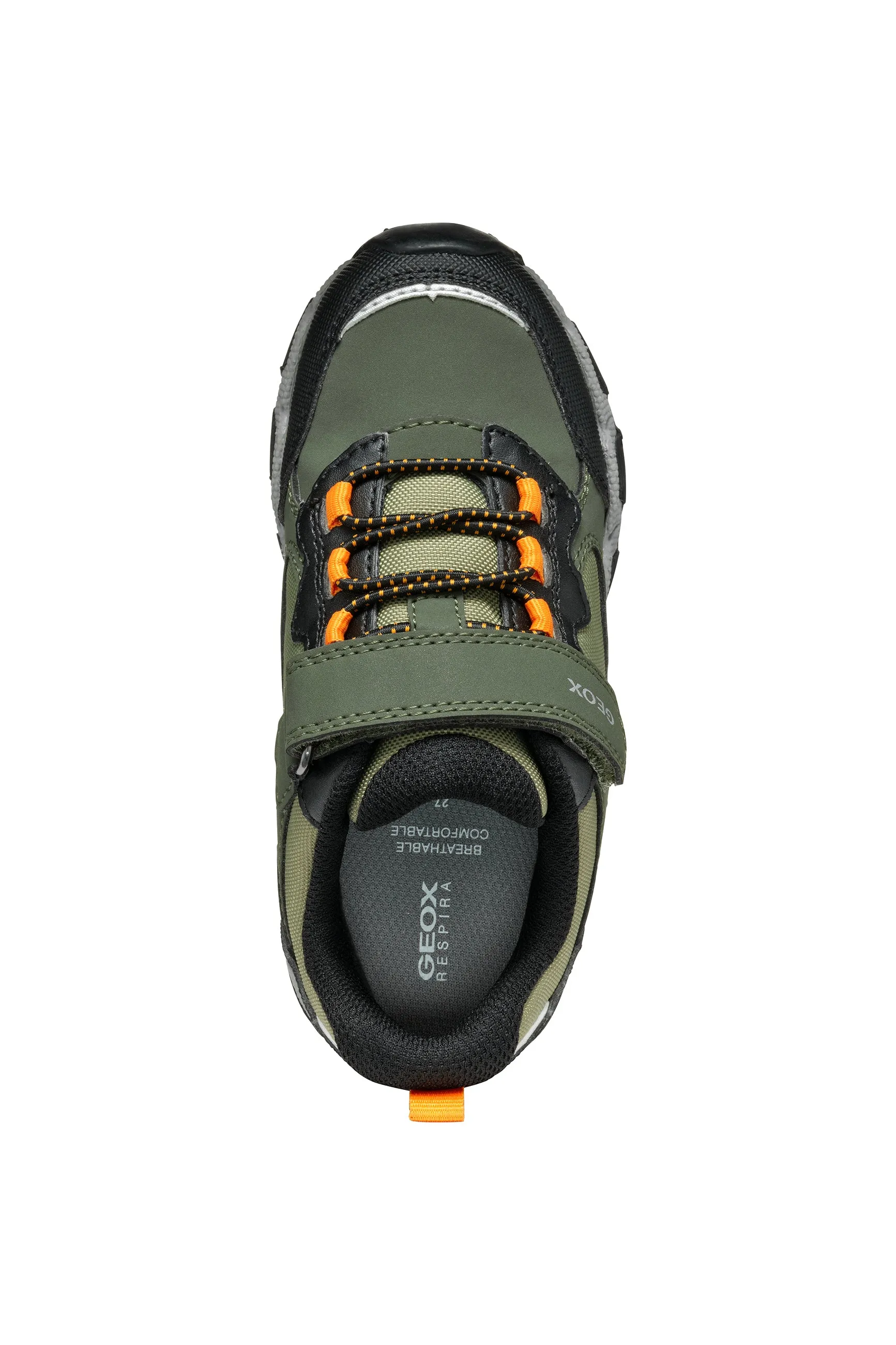 Geox Kids Trainers | Magnetar | Green & Orange