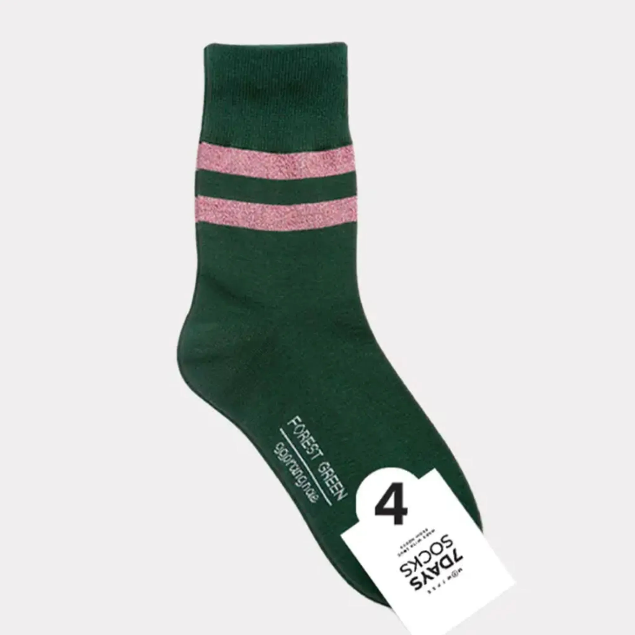 Glitter Stripe Socks