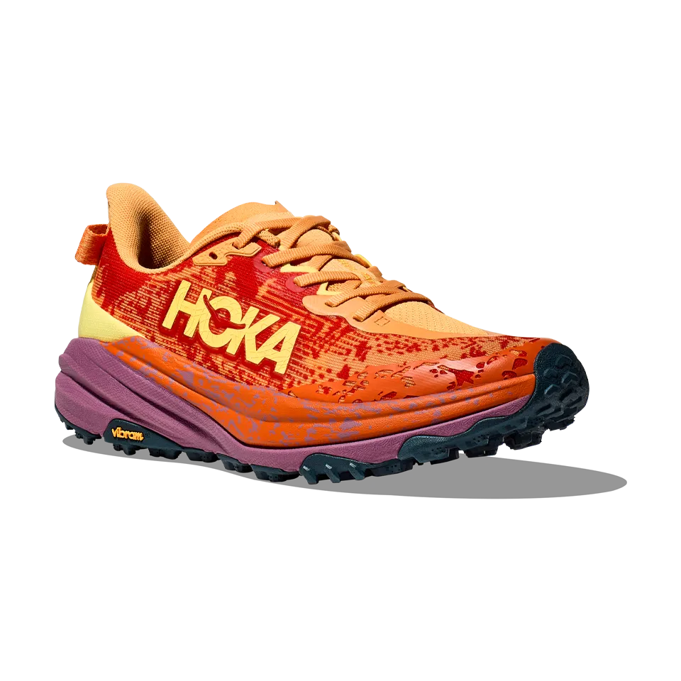 HOKA Men's Speedgoat 6 Wide Sherbet/Beet Root