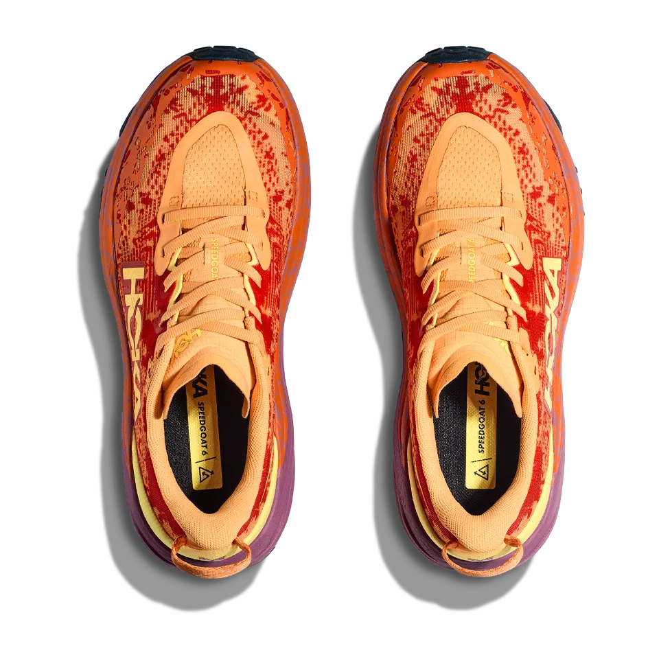 HOKA Men's Speedgoat 6 Wide Sherbet/Beet Root