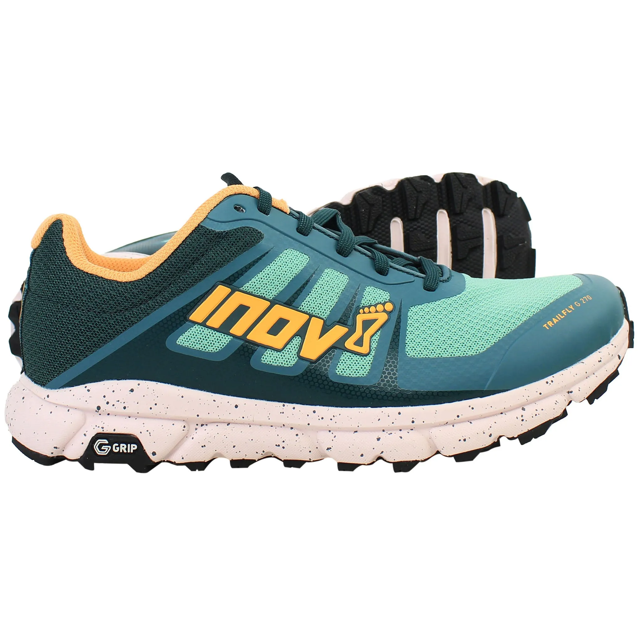 Inov-8 Trailfly G 270 V2 Womens Green Running Shoes