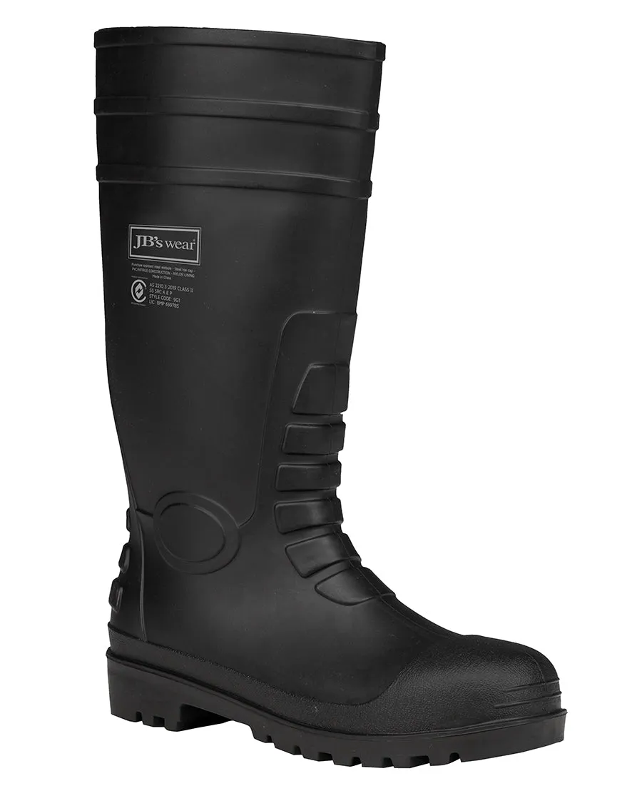 JB Steel Toe Cap and Steel Plate Gumboot (9G1)