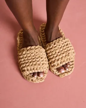 KNIT SLIPPERS BERLINETTE SAND