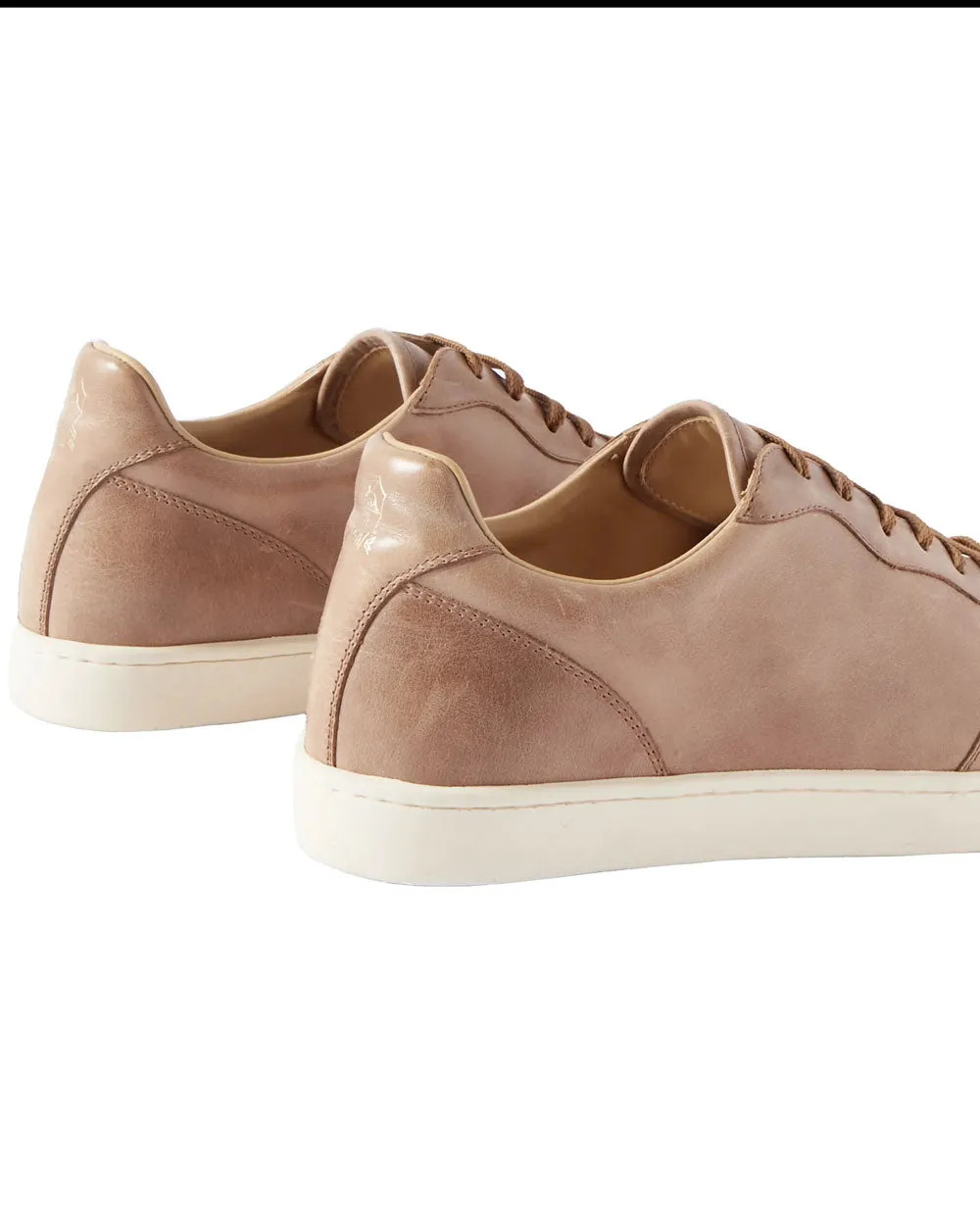 Leather Sneaker in Cuoio