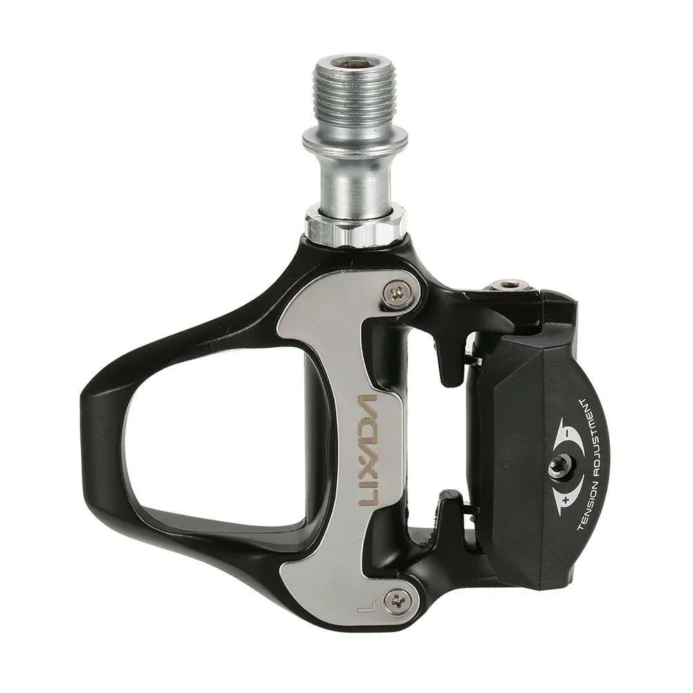 Lixada Road Bike Pedals SPD-SL Single-sided Clipless Bicycle 6 Degree Float Pedals Biking Cycling Pedal Clip-in Pedals
