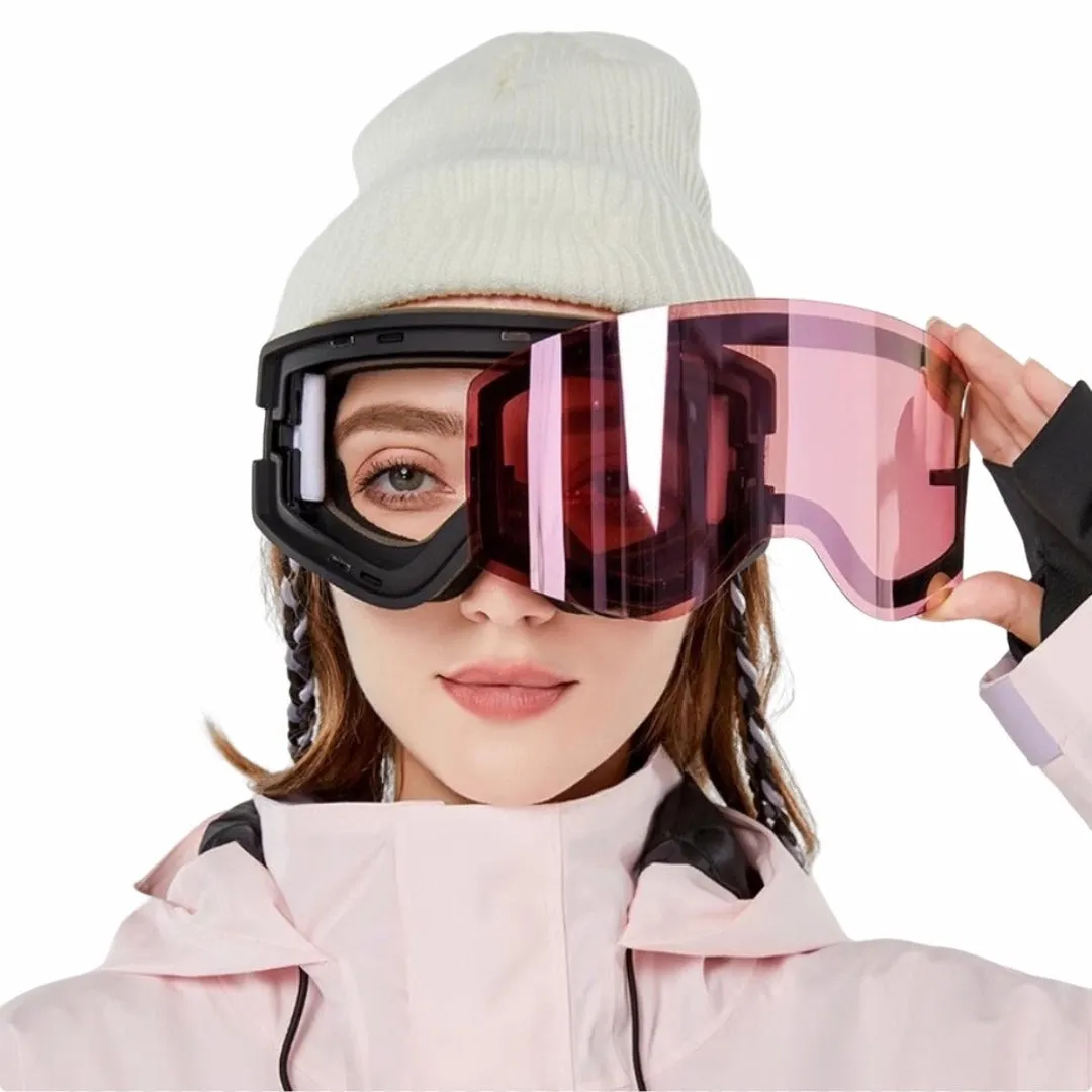 Magnetic Lens Ski Goggles