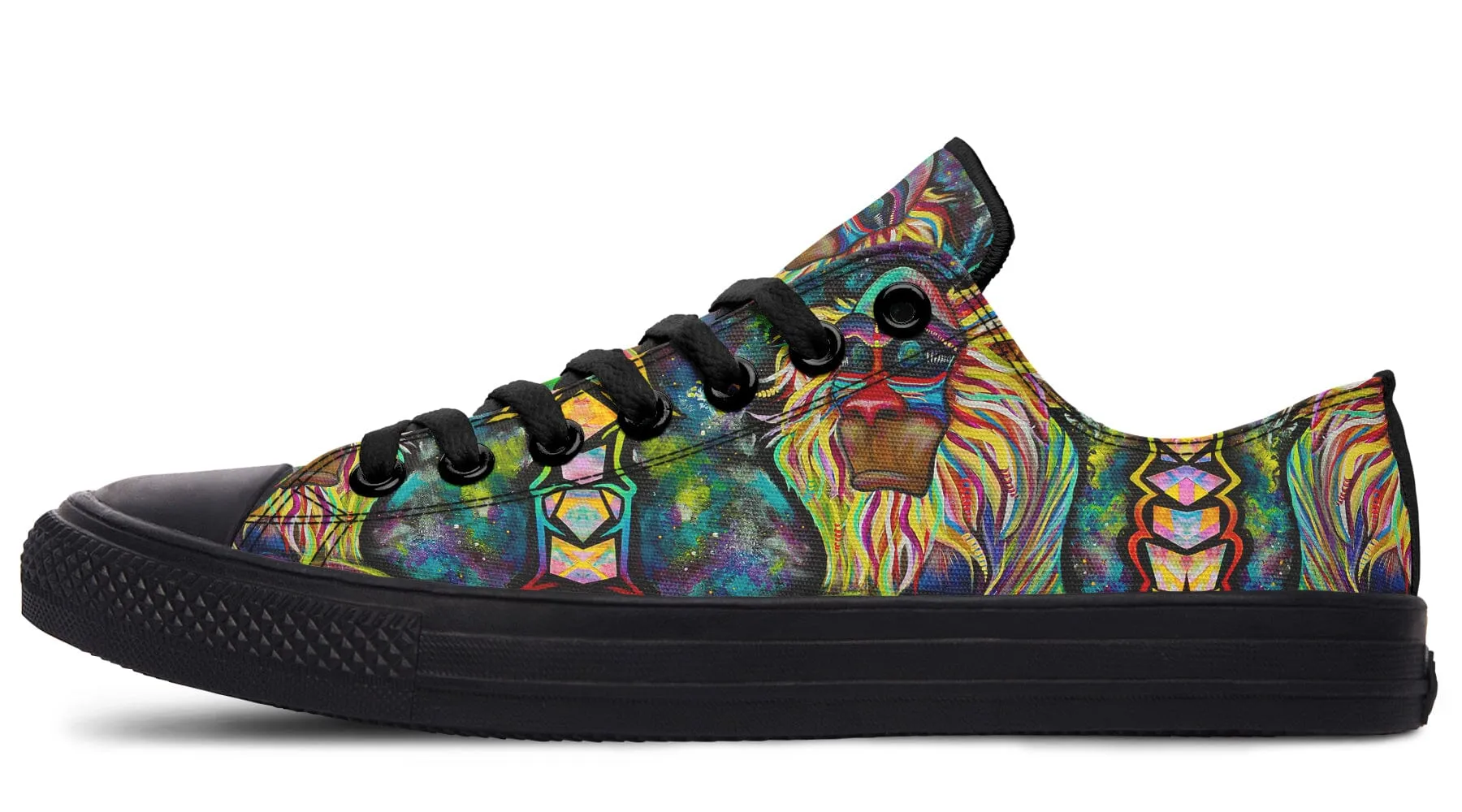 Meditating Rafiki Low Top Shoes
