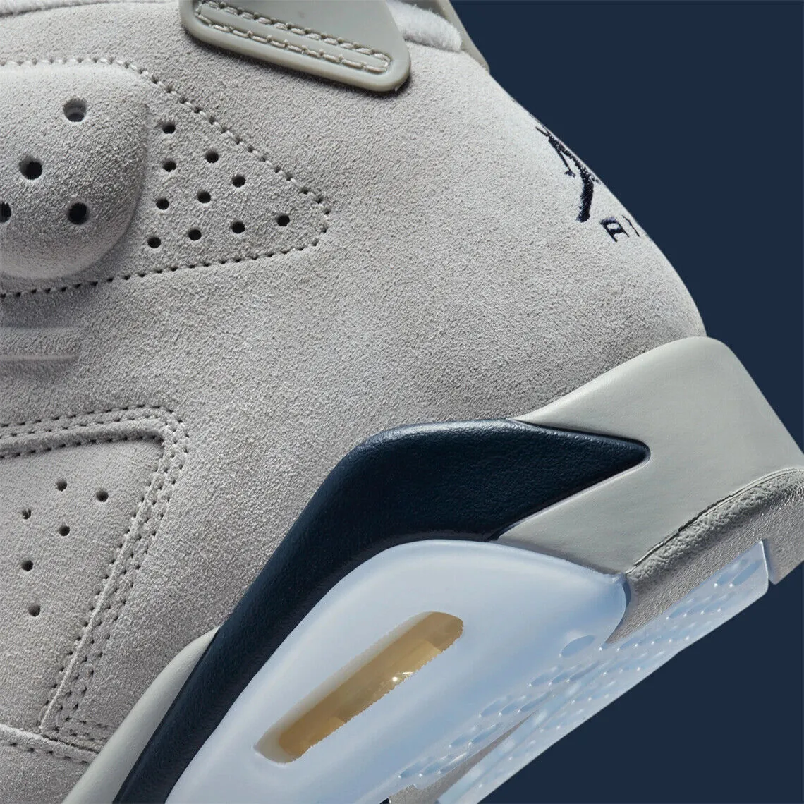 Men's Jordan 6 Retro "Georgetown" Magnet/College Navy (CT8529 012)