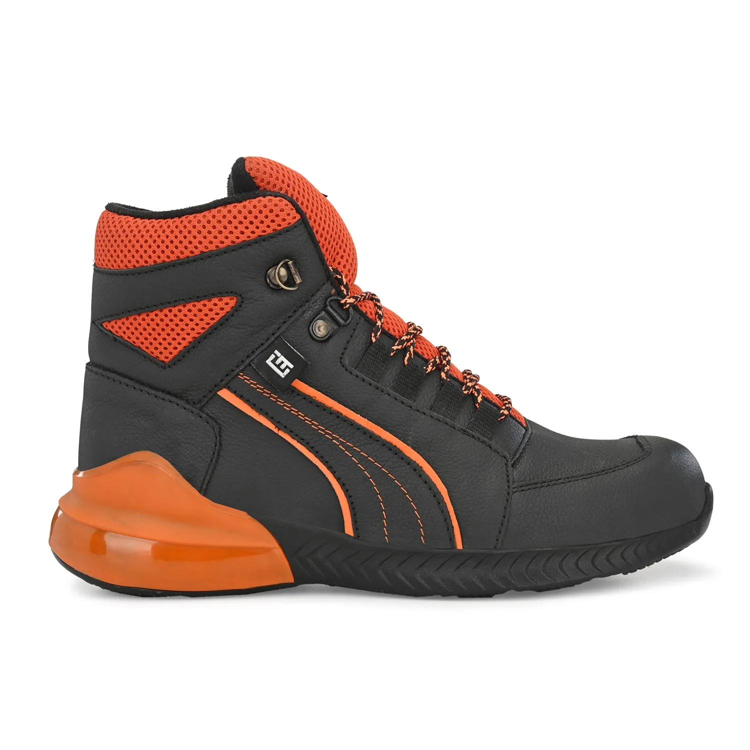 Monster Steel Toe Genuine Leather High Top Safety Boots
