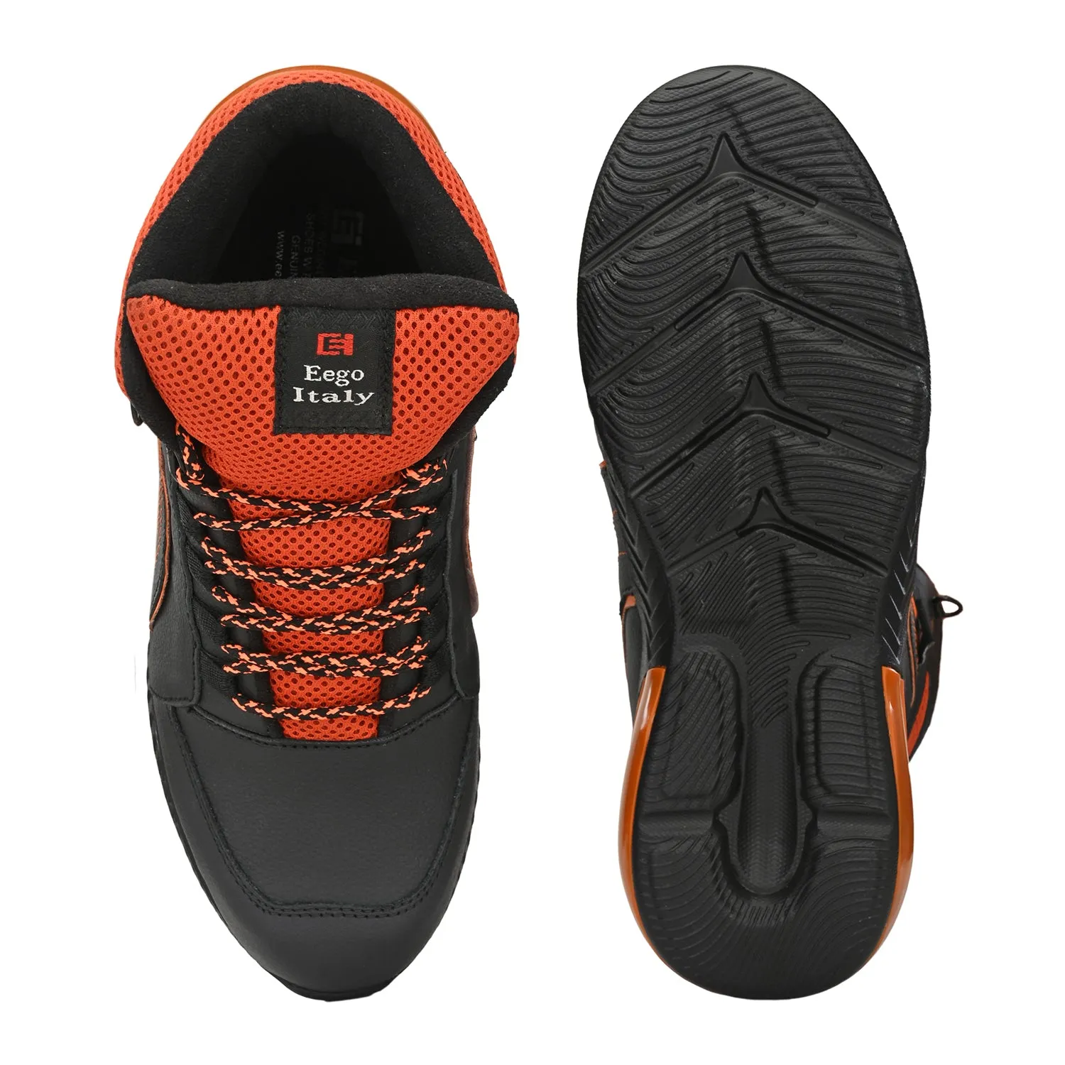 Monster Steel Toe Genuine Leather High Top Safety Boots