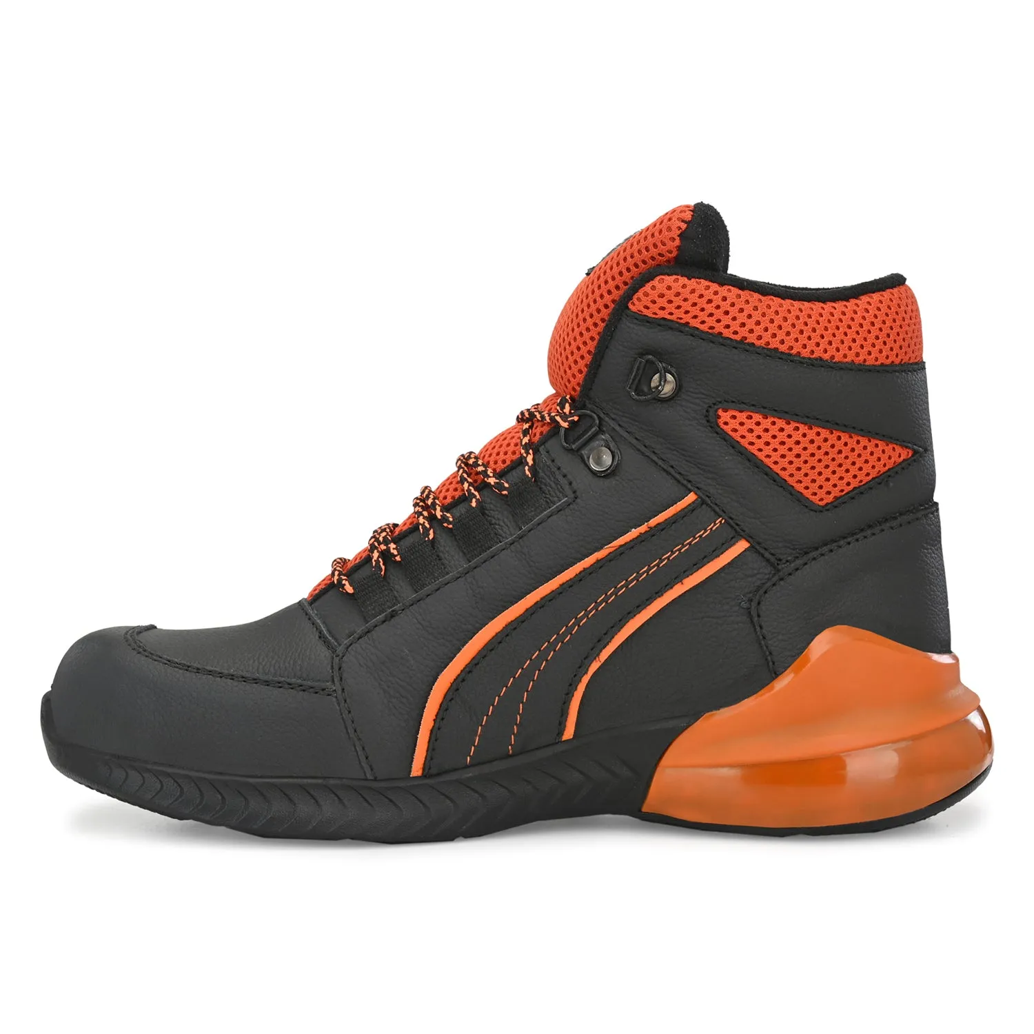 Monster Steel Toe Genuine Leather High Top Safety Boots