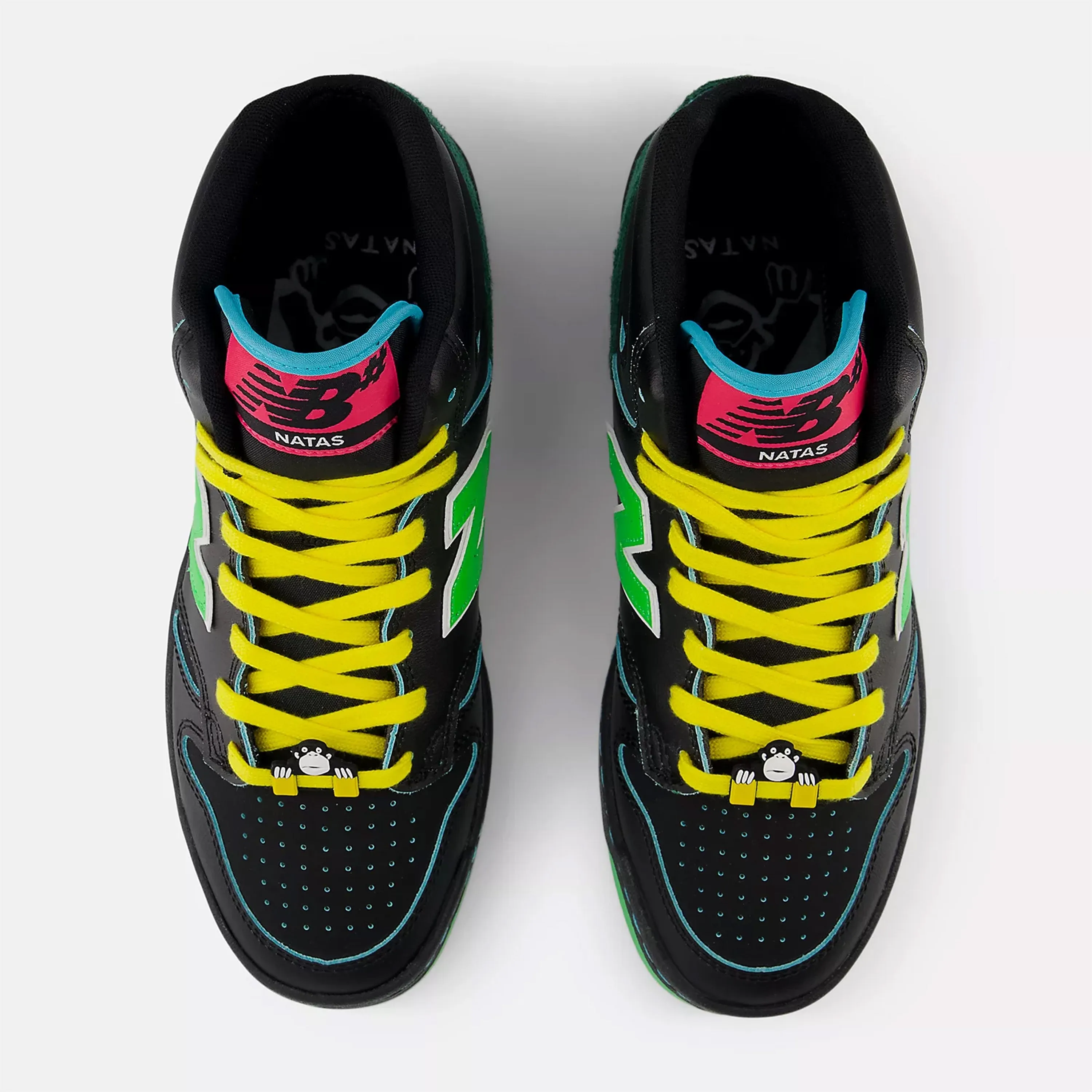 NB NUMERIC X NATAS KAUPAS 480 HIGH BLACK / LIME GREEN
