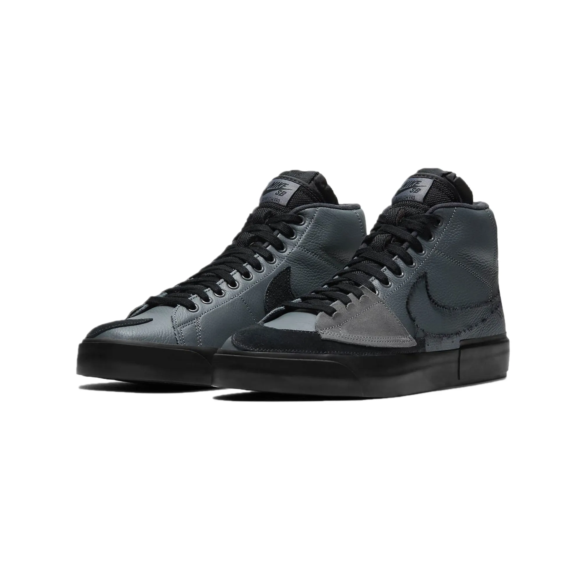Nike SB Mens Zoom Blazer Mid Edge 'Iron Grey' Shoes