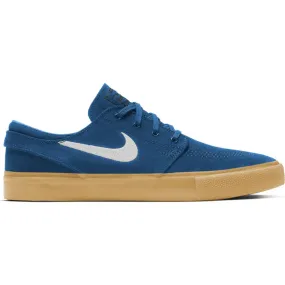 Nike SB Zoom Janoski Remastered Skateboard Shoe - Court Blue/White-Court Blue