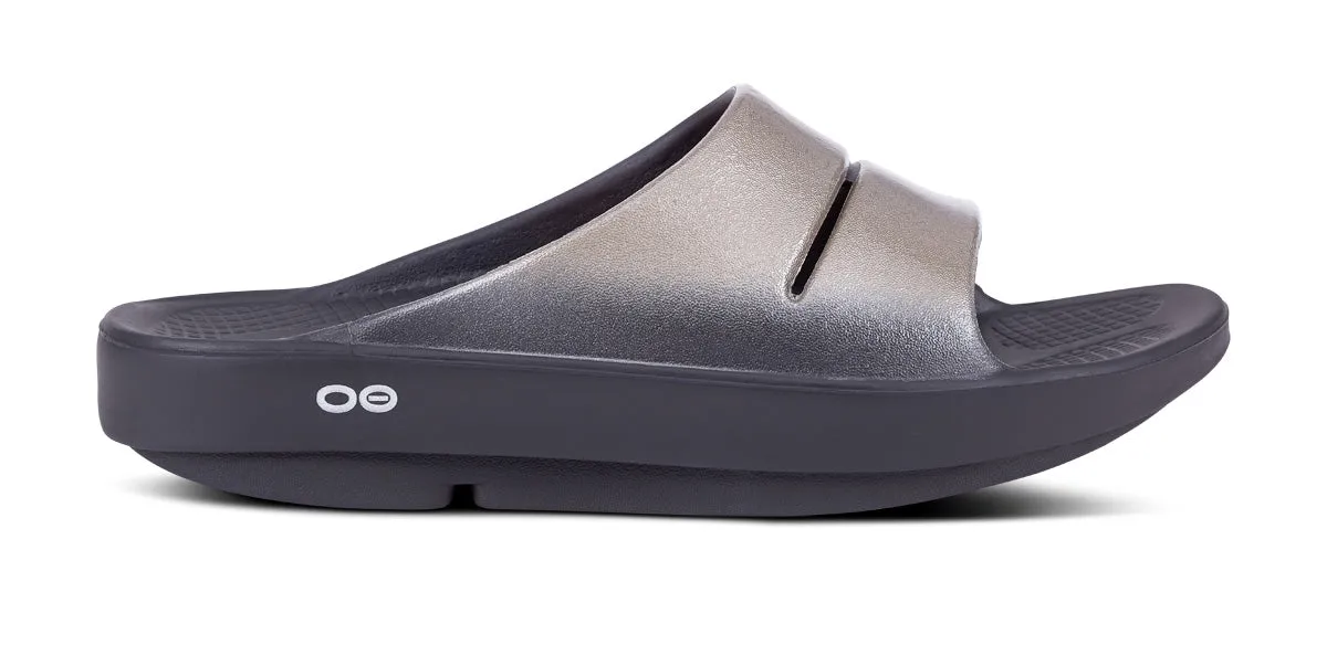 OOFOS Women's OOahh Luxe Slide - Latte