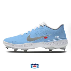 "Carolina Force OW" Nike Alpha Huarache Elite 3 Low Cleats