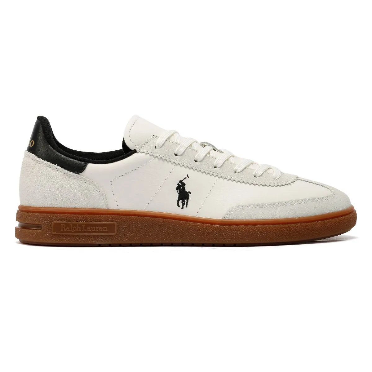 Ralph Lauren Bedford White/Black Trainers