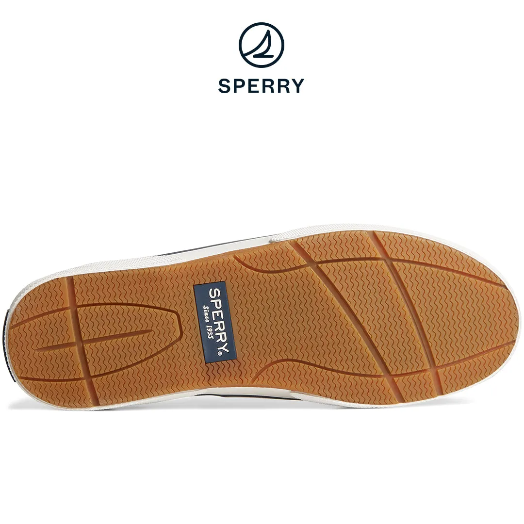 Sperry Men's Halyard 2-Eye Saltwashed Sneaker White (STS24402)