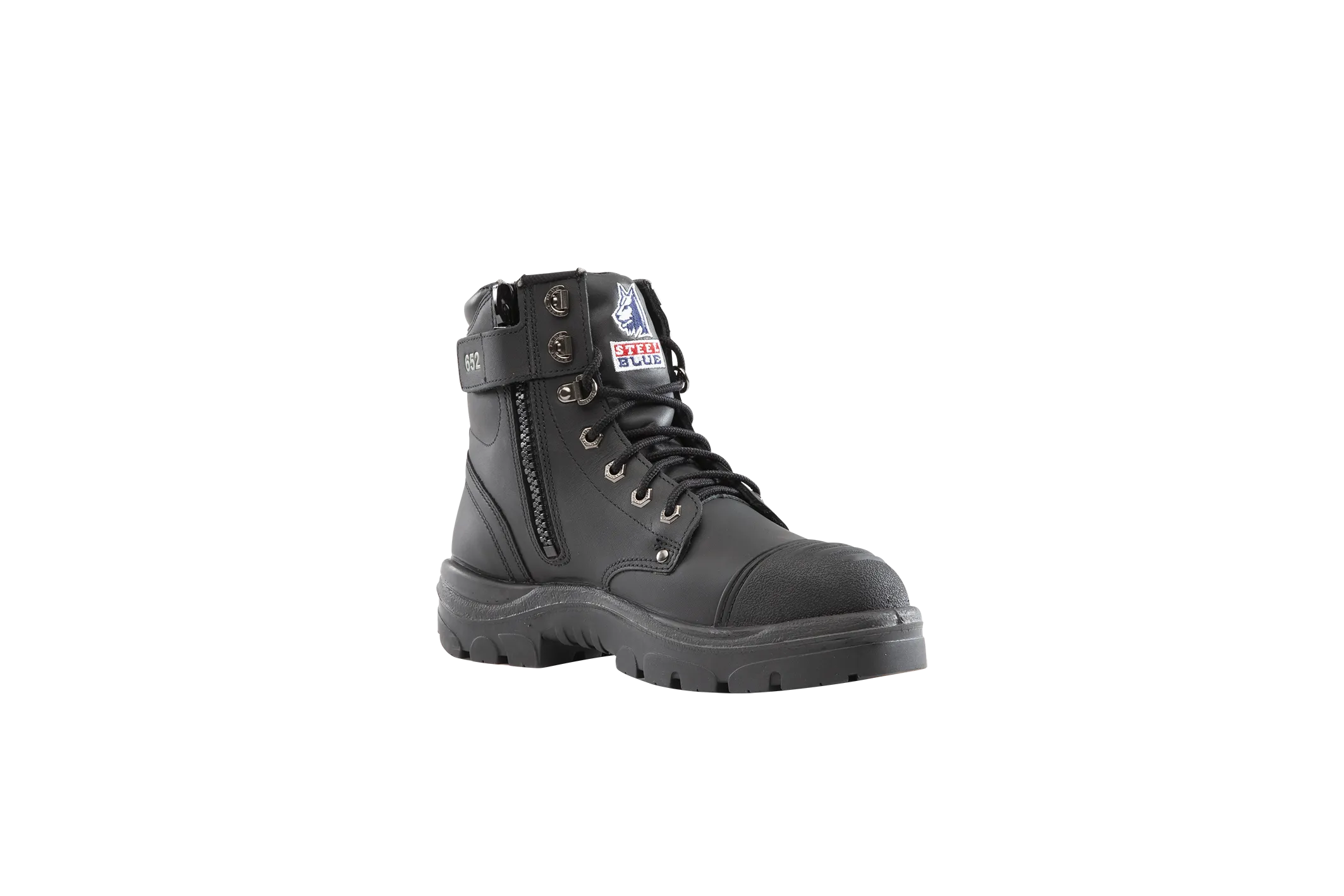 STEEL BLUE 312652 ARGYLE ZIP SCUFF CAP SAFETY BOOTS