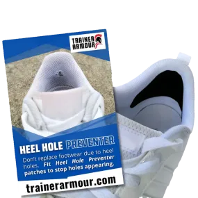 Trainer Armour Heel Hole Preventer - White