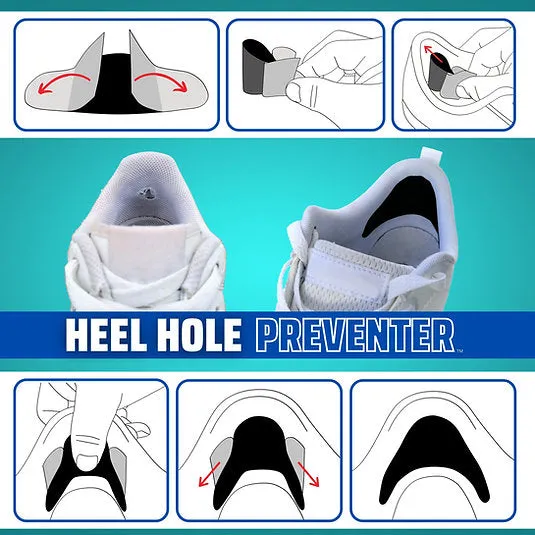 Trainer Armour Heel Hole Preventer - White