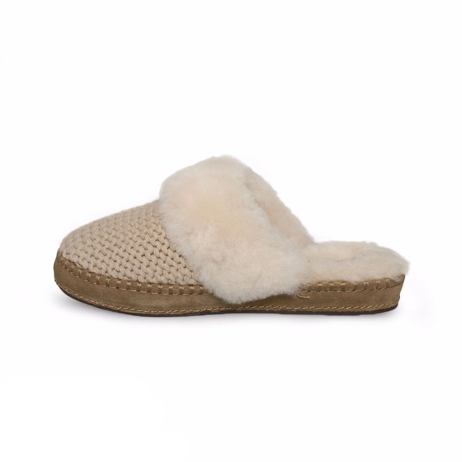 UGG Aira Knit Cream Slippers