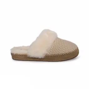 UGG Aira Knit Cream Slippers