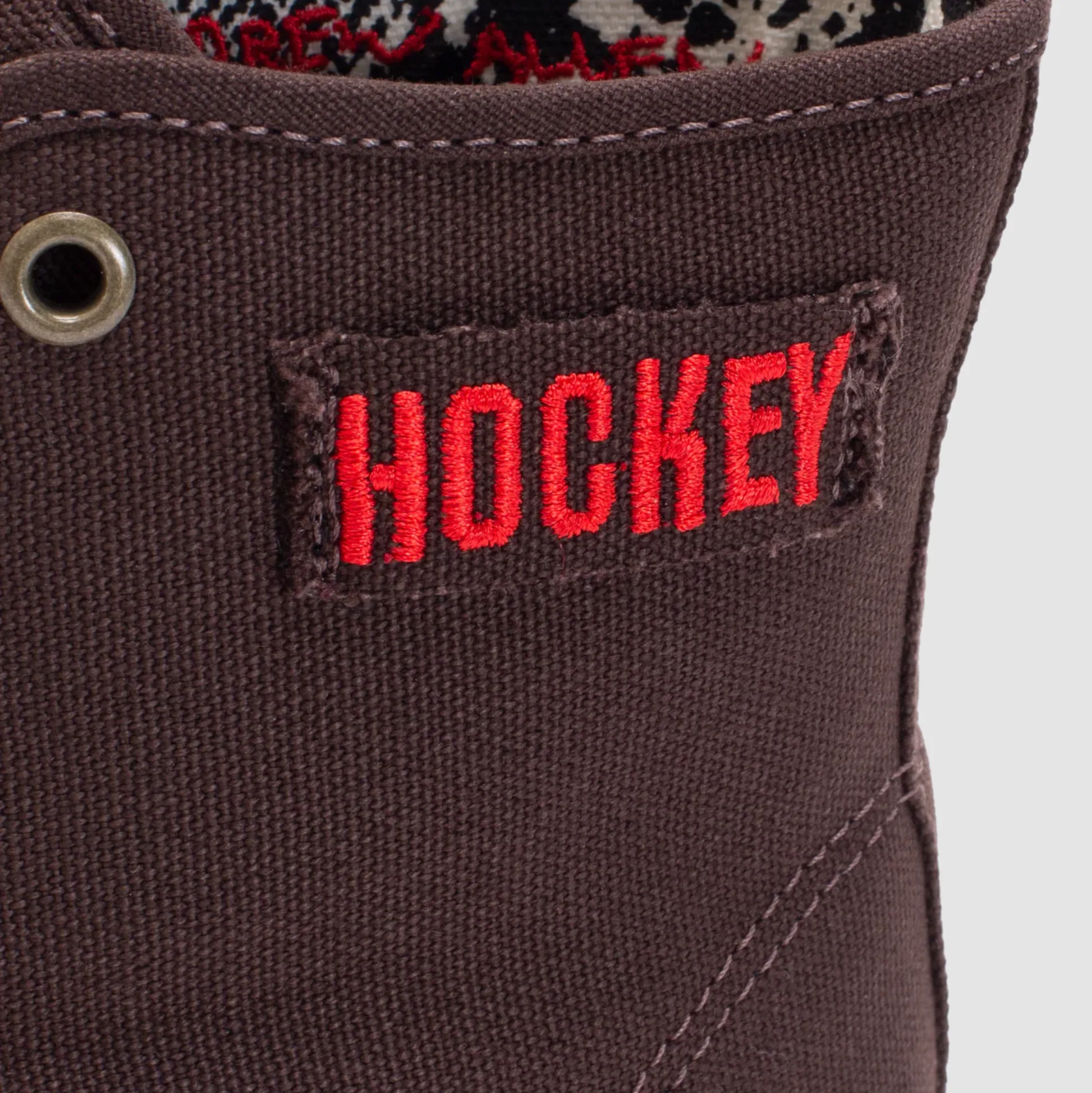 VANS X HOCKEY SKATE AUTHENTIC HIGH BROWN SNAKE SKIN