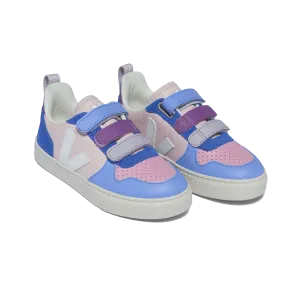 Veja V-10 Velcro Leather - Multico Petale White