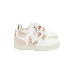 Veja V10 Velcro Shoes - Multi Extra White Shiny
