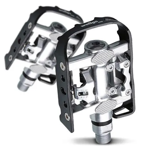 Wellgo Multi Function Mountain Bike Pedals Spd Compatible